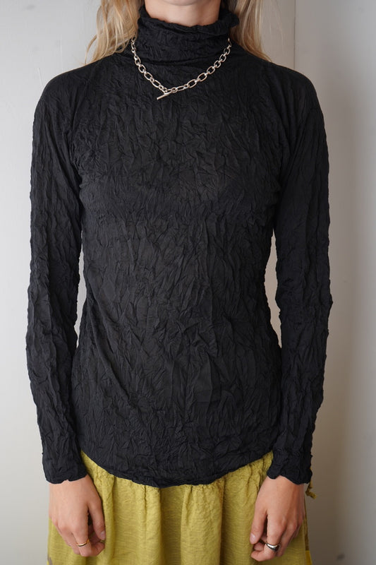 Issey Miyake Crinkled Blouse