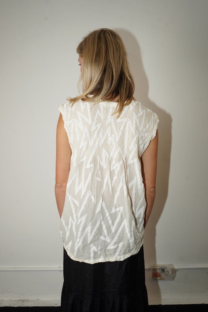 Issey Miyake Open Blouse