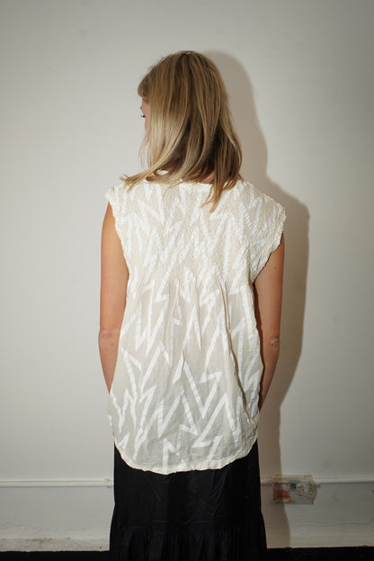 Issey Miyake Open Blouse
