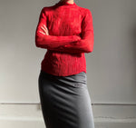 Issey Miyake crinkled blouse
