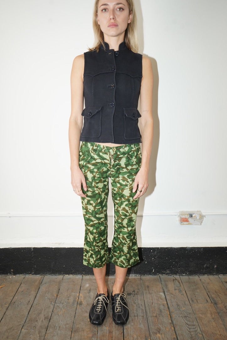 Comme Des Garçons Camo Capris