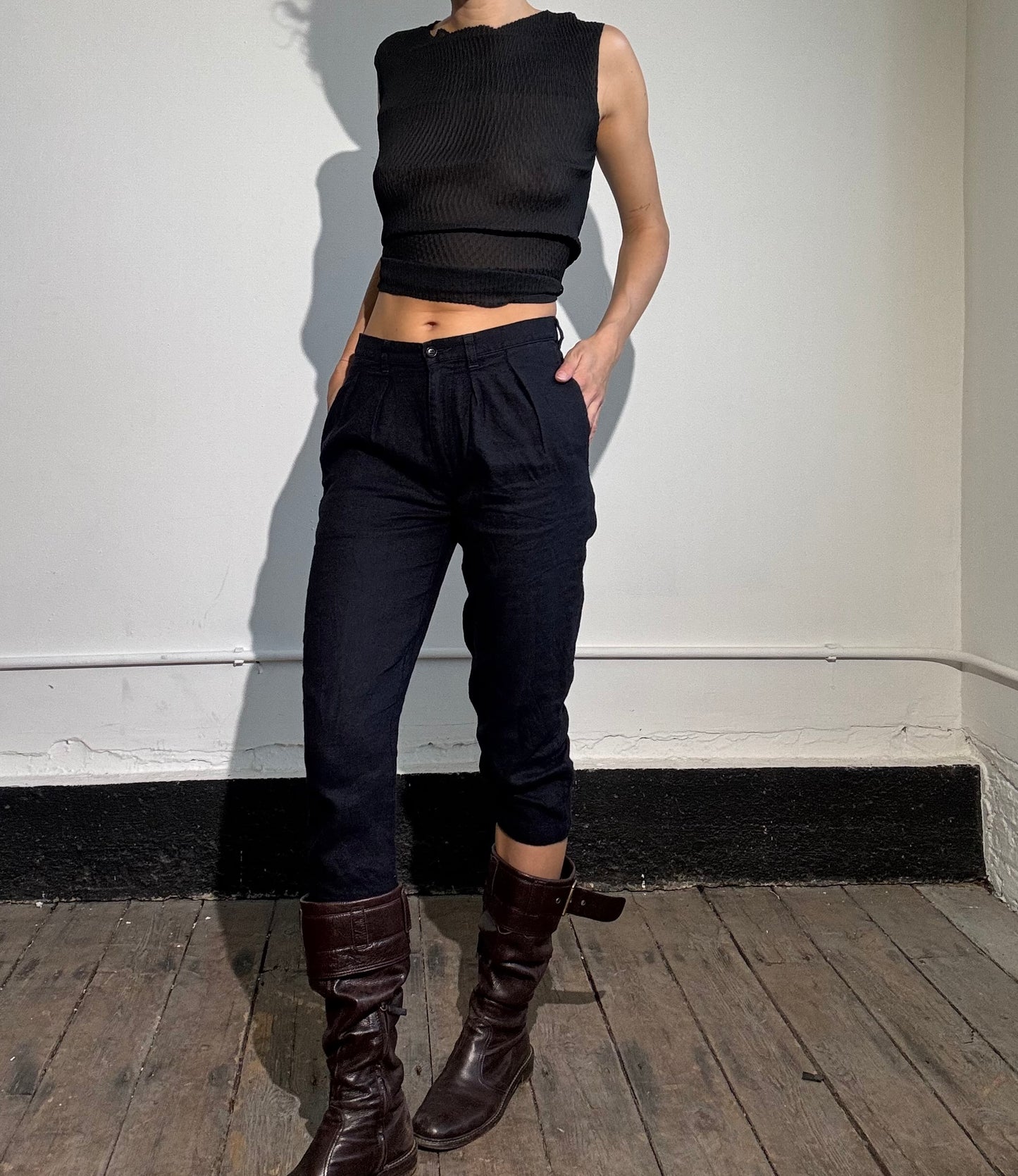 Comme Des Garçons cropped trousers