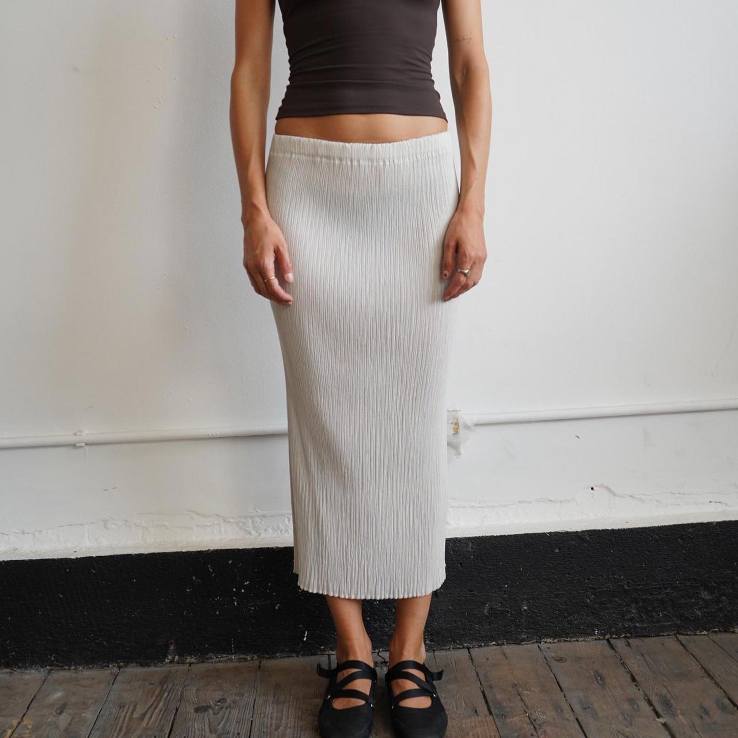 Off-white Issey Miyake Pleats Please maxi skirt