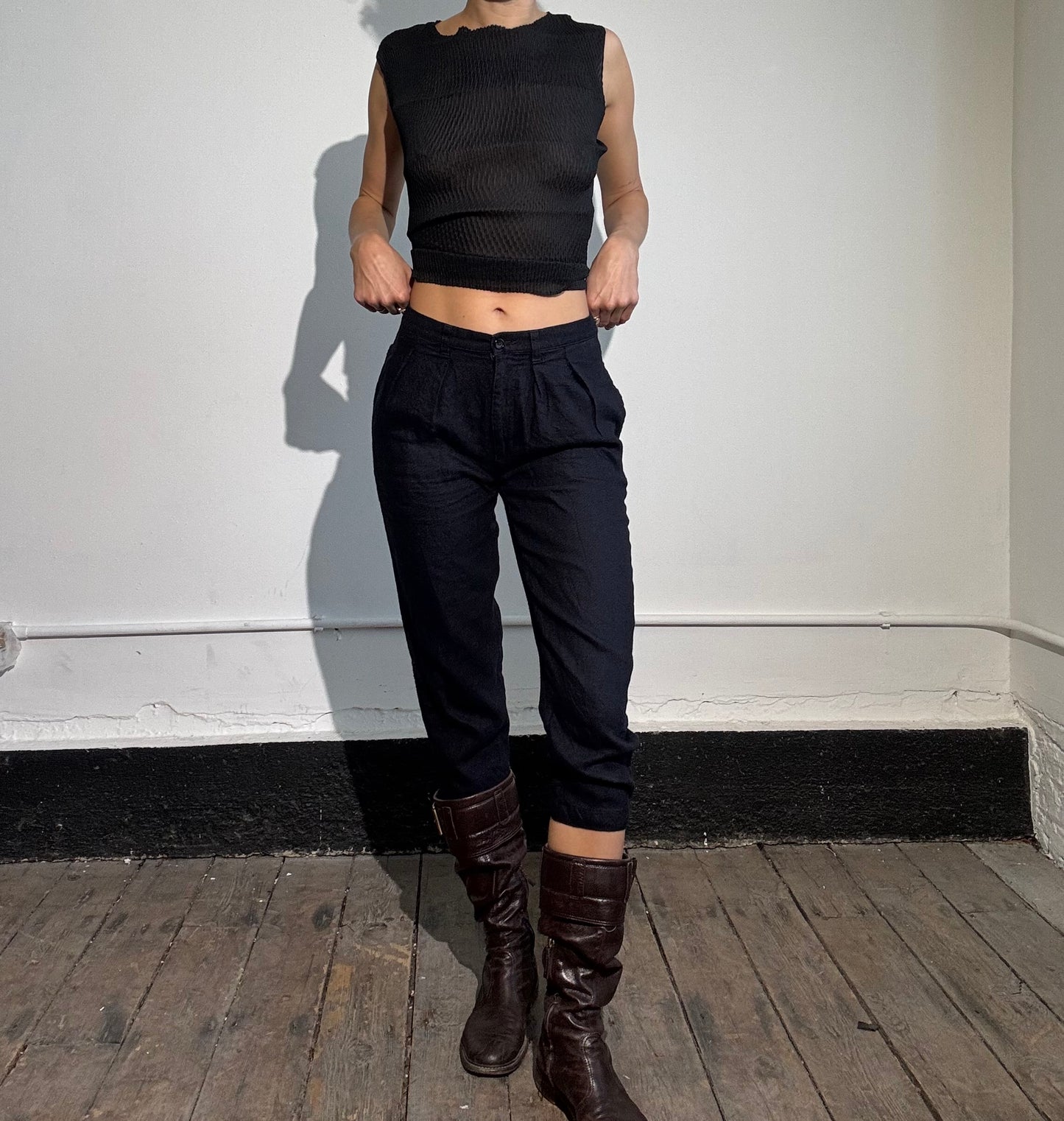 Comme Des Garçons cropped trousers