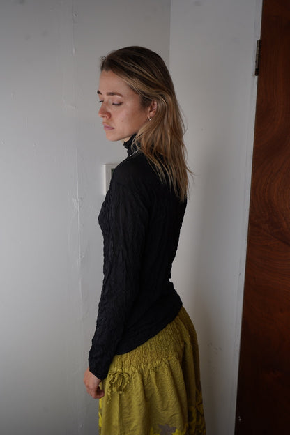 Issey Miyake Crinkled Blouse