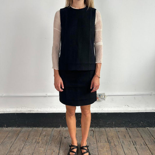 1990s Archive runway Prada Two piece skirt suit