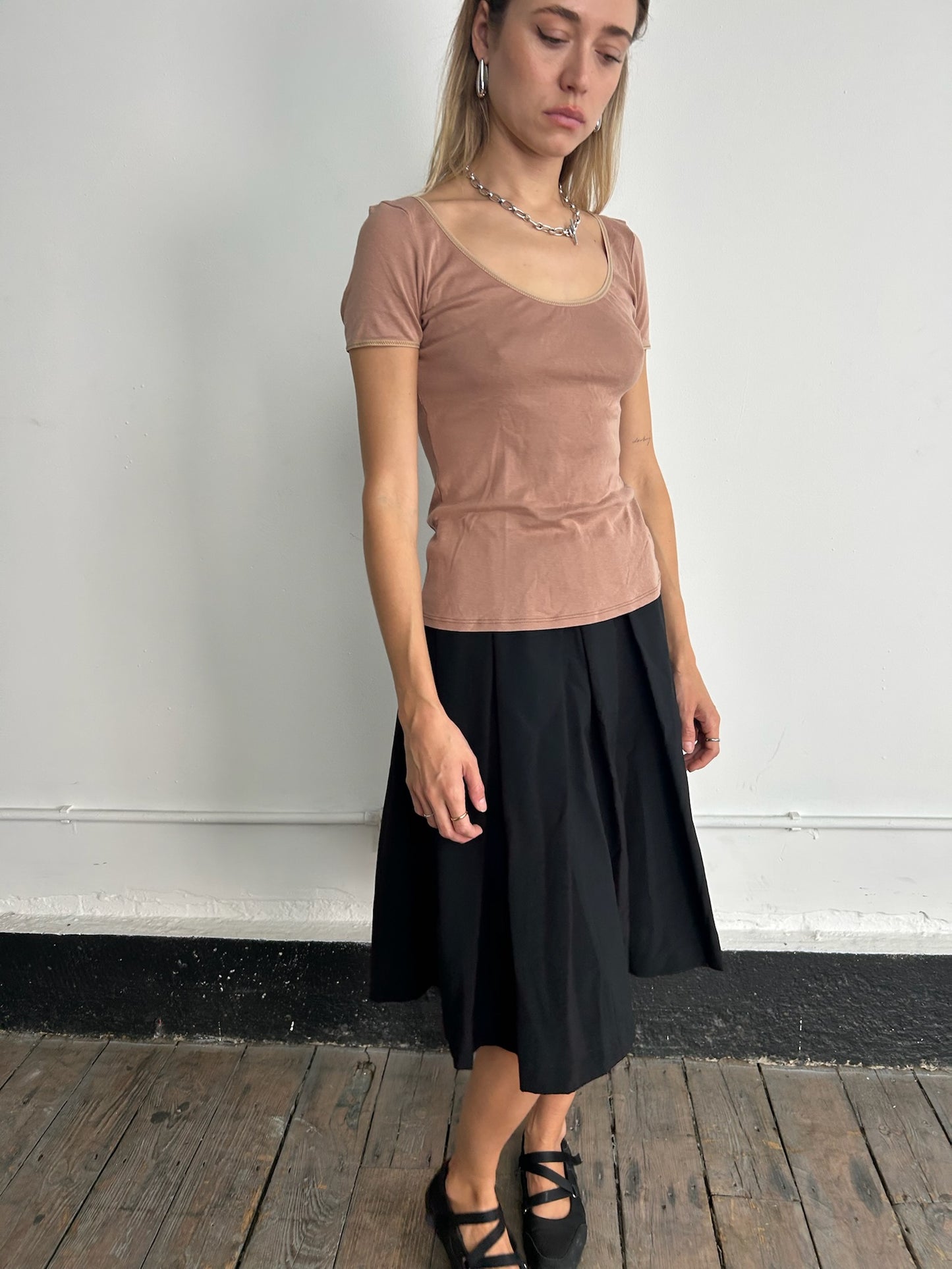 Comme Des Garçons pleated skirt