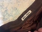 Issey Miyake leather trousers
