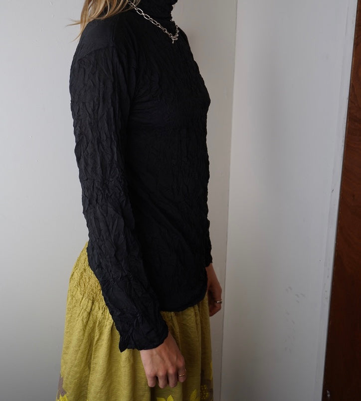Issey Miyake Crinkled Blouse