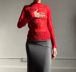 Issey Miyake crinkled blouse