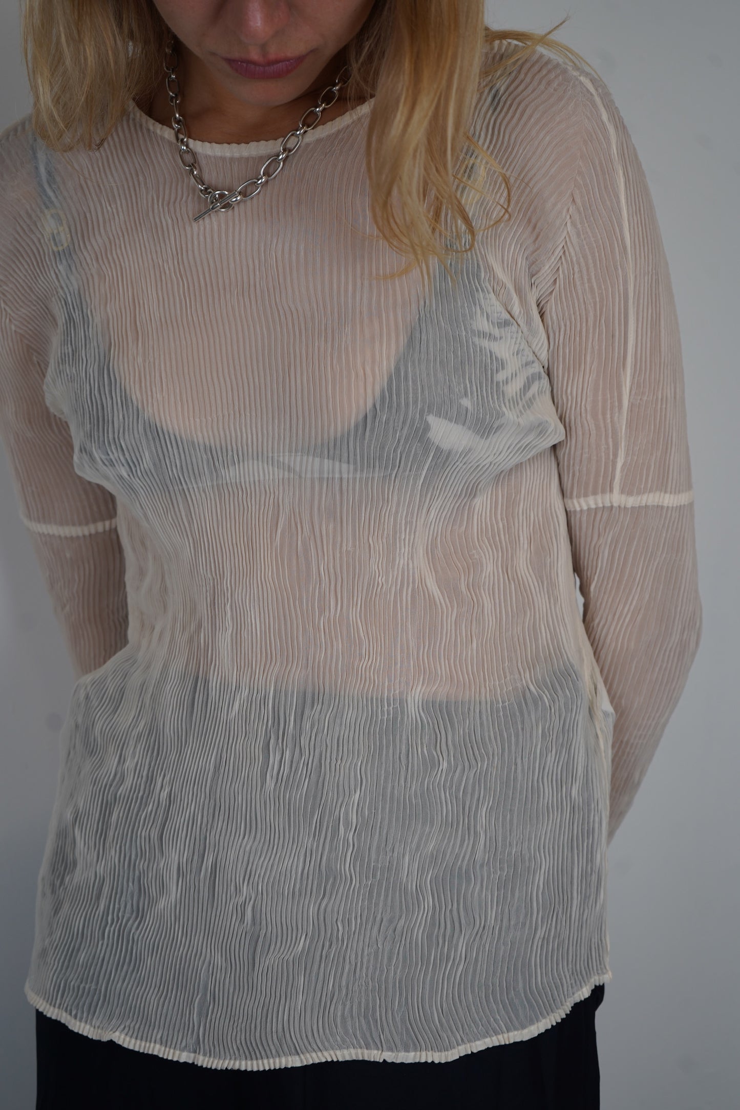 Issey Miyake Long Sleeved Top