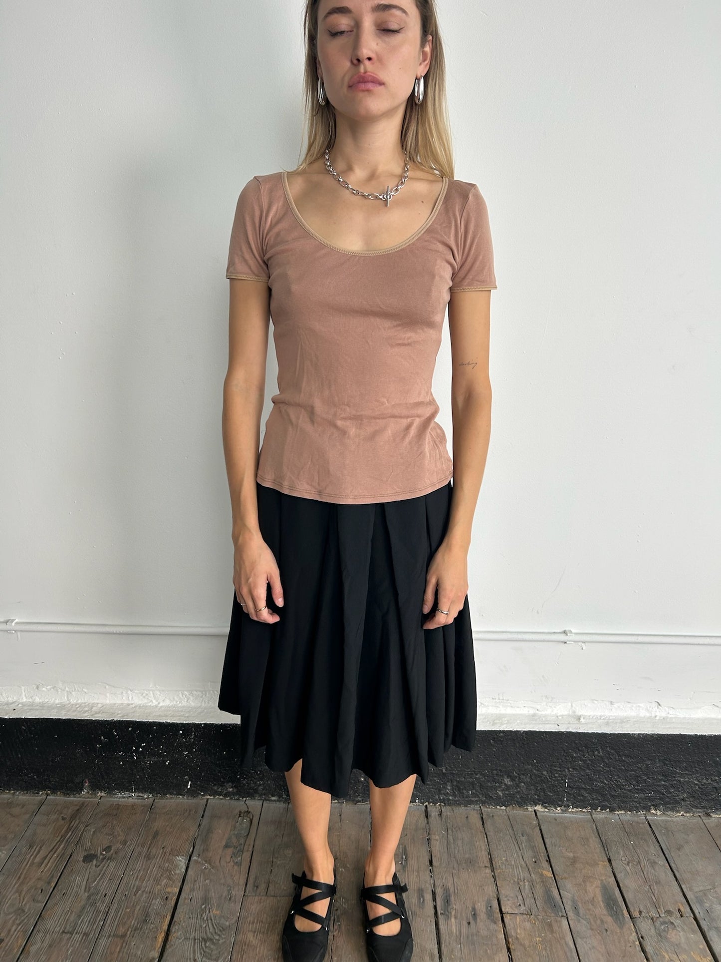 Comme Des Garçons pleated skirt
