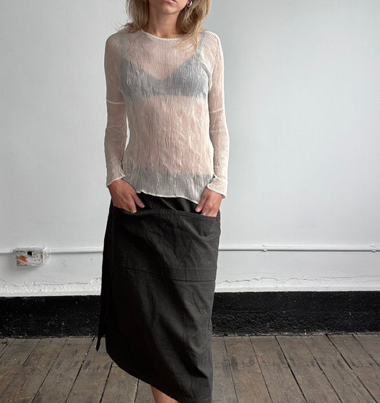Issey Miyake Long Sleeved Top