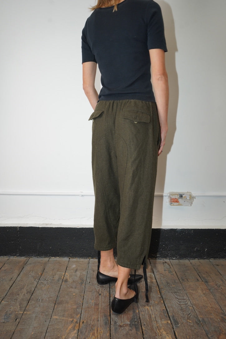 Comme Des Garçons Cropped Trousers