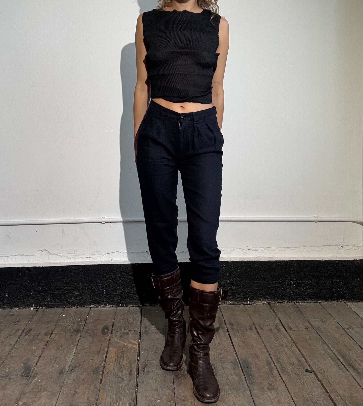 Comme Des Garçons cropped trousers