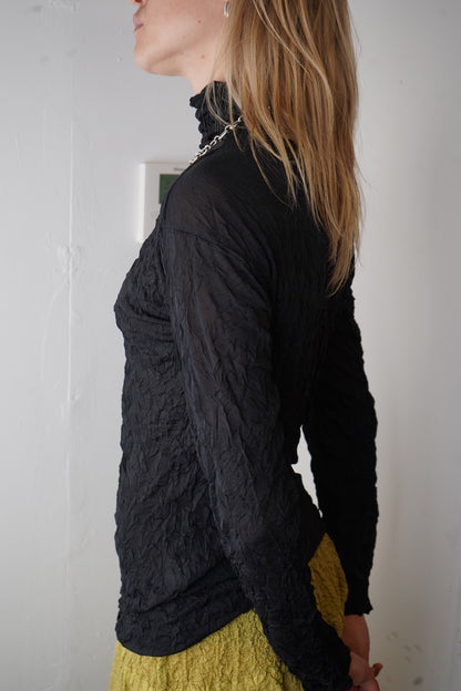 Issey Miyake Crinkled Blouse