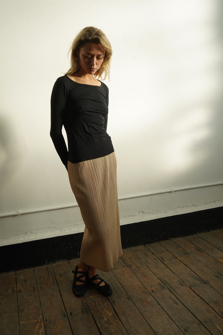 Issey Miyake Pleated Skirt