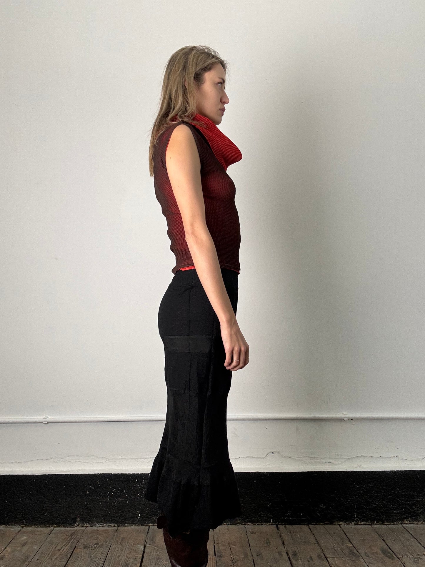 Issey Miyake Roll Neck Blouse