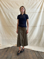 Issey Miyake crinkled blouse