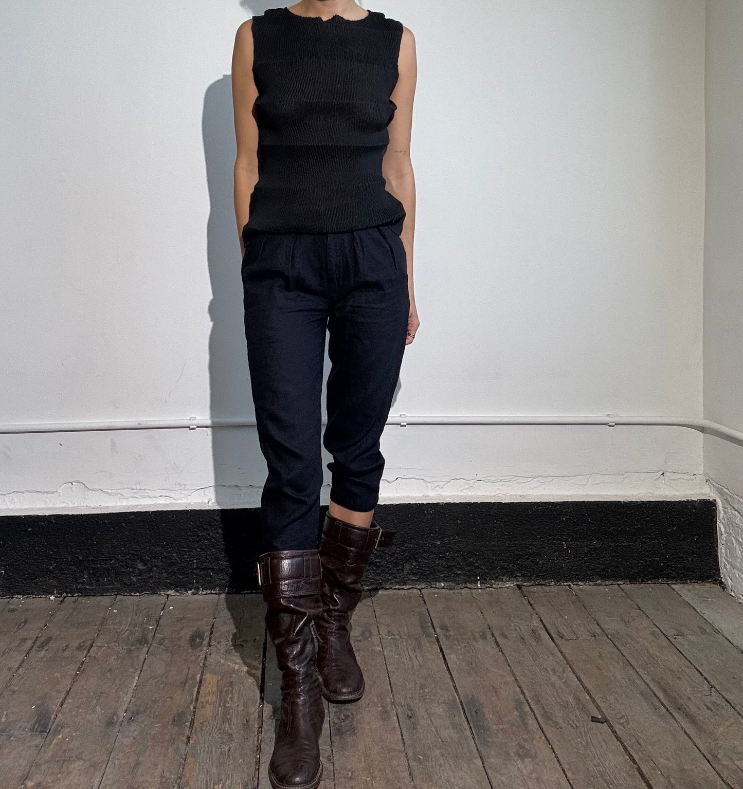 Comme Des Garçons cropped trousers