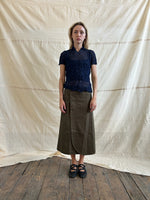 Issey Miyake crinkled blouse