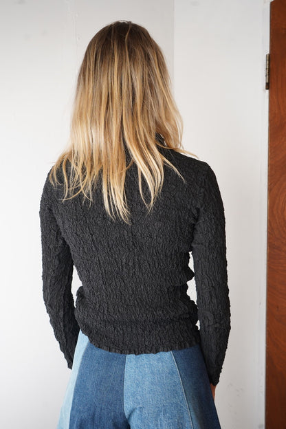 Issey Miyake Crinkled Blouse