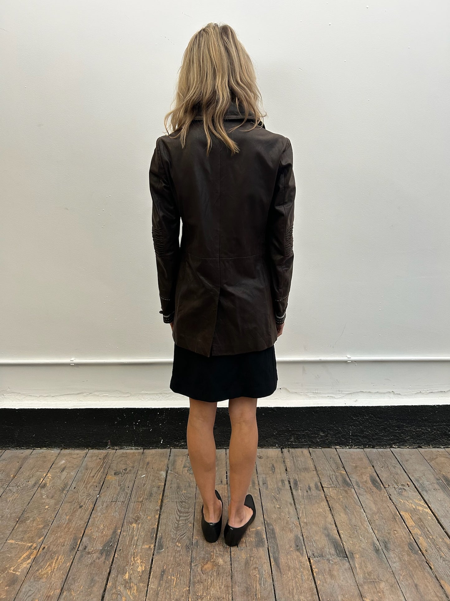 Marithe Francois Girbaud leather jacket