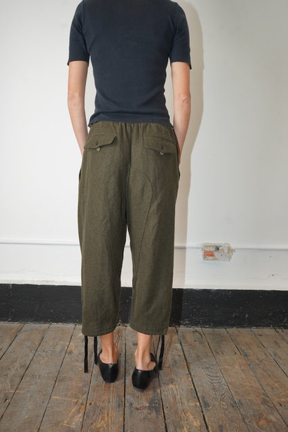 Comme Des Garçons Cropped Trousers
