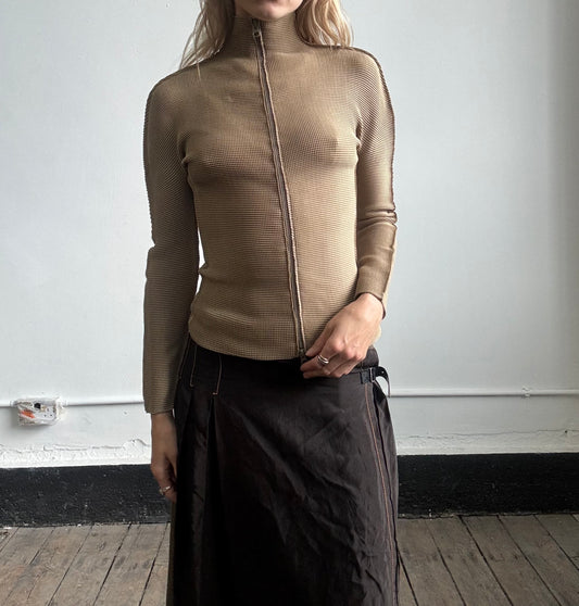 Issey Miyake zip up
