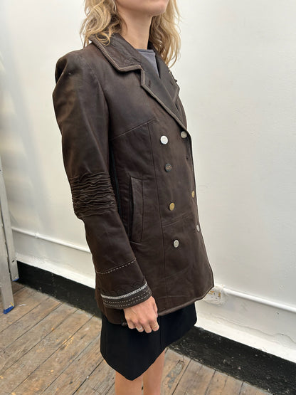 Marithe Francois Girbaud leather jacket