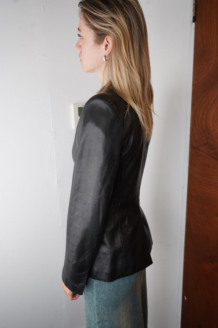 Prada leather jacket