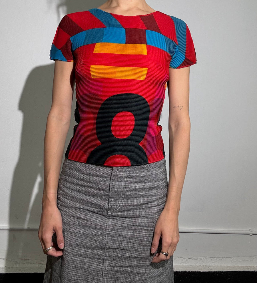 Issey Miyake abstract top