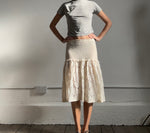 Issey Miyake crinkled skirt