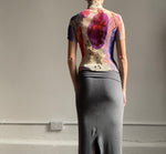 Issey Miyake crinkled top