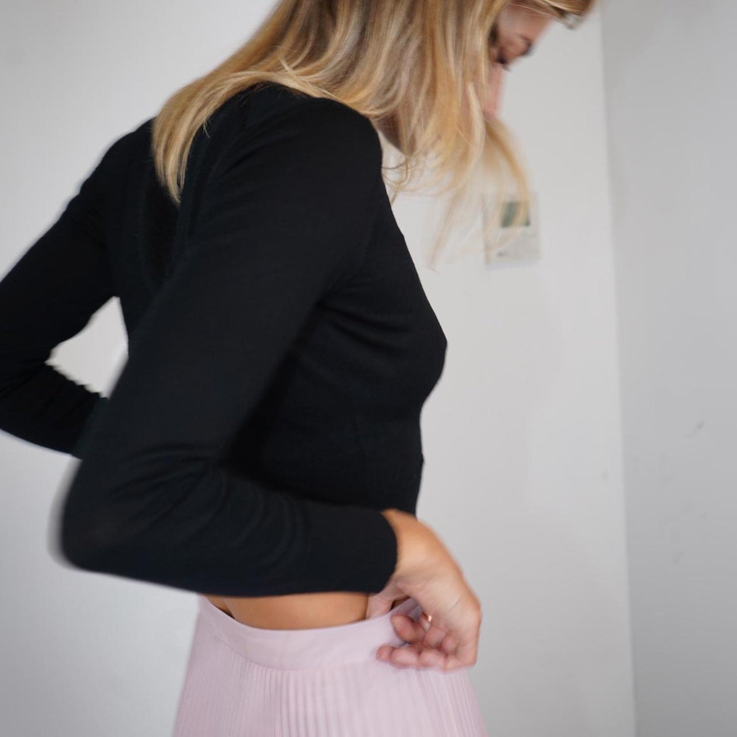 Margaret Howell black cropped cardigan