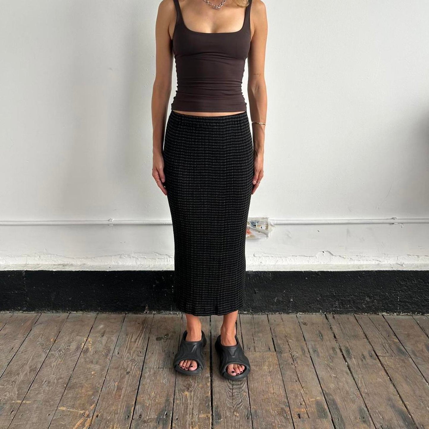Issey Miyake Permanente Skirt pleated