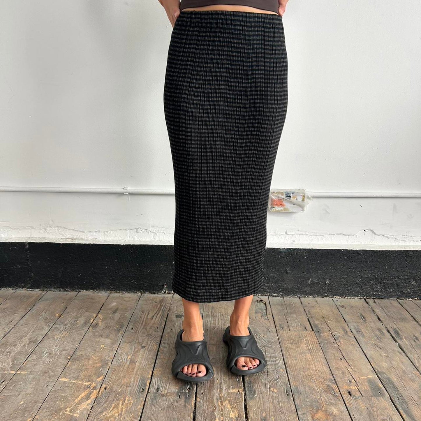Issey Miyake Permanente Skirt pleated