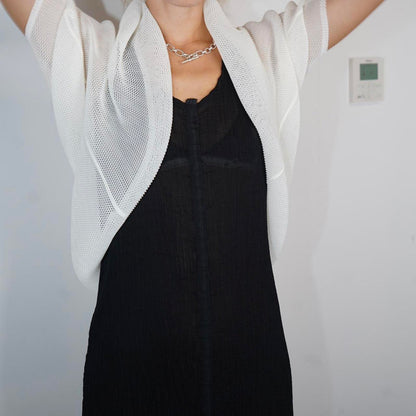 Issey Miyake white shawl