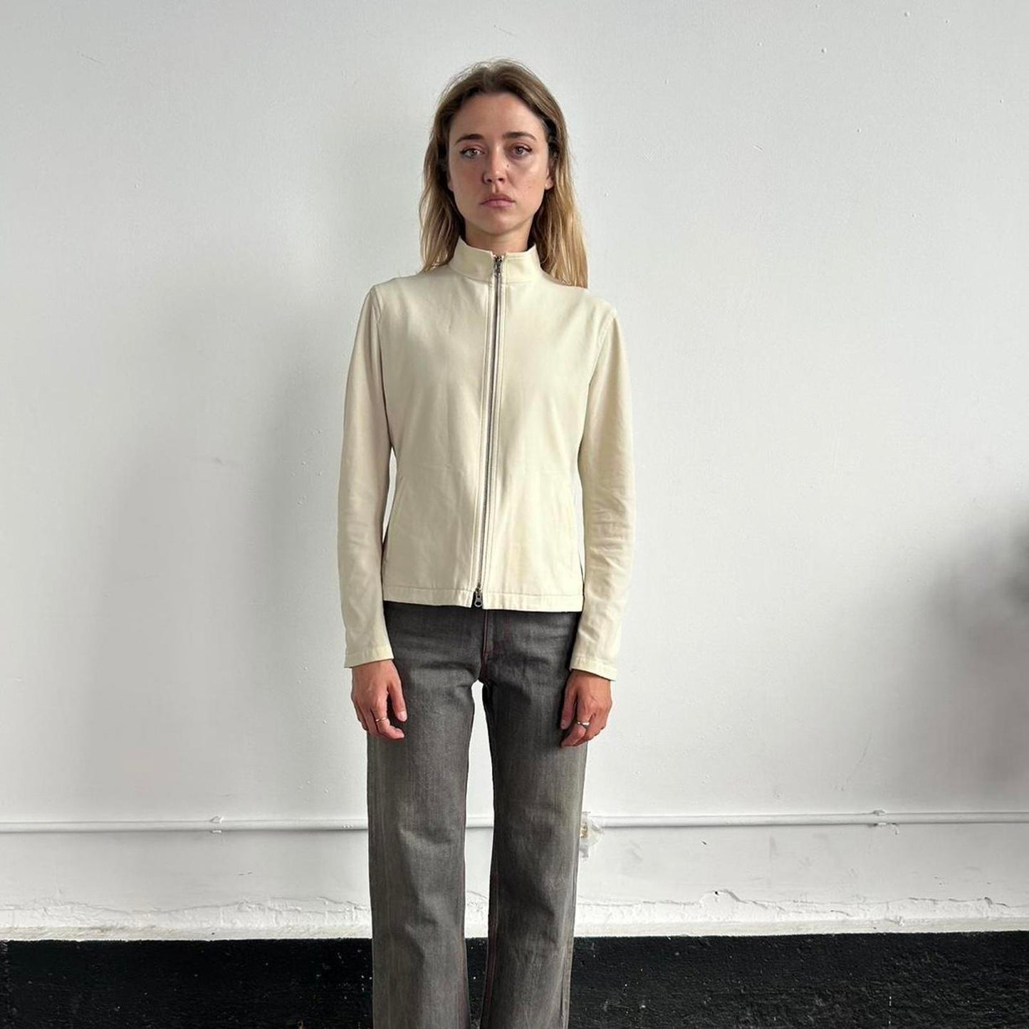 Issey Miyake Fete zip up jacket