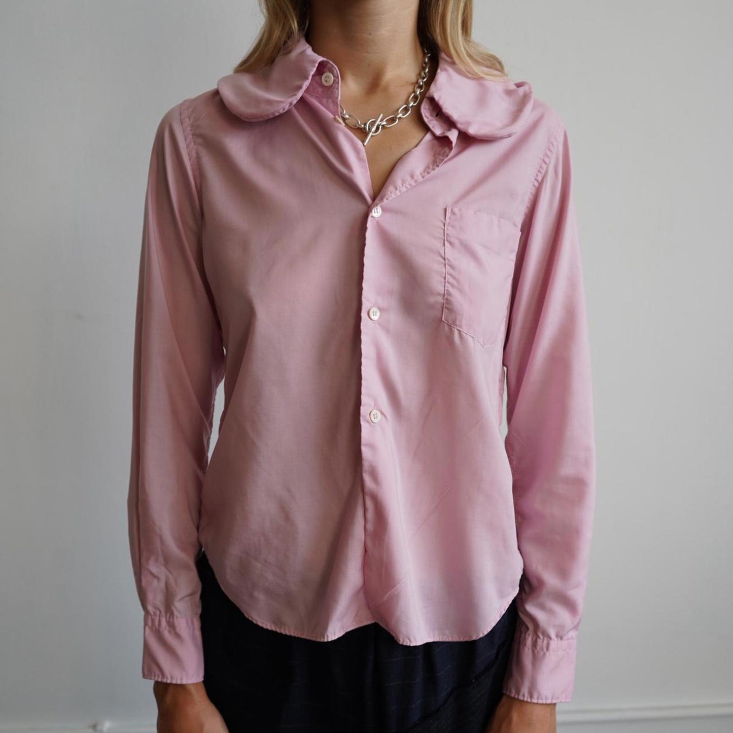 Comme Des garçons pink shirt