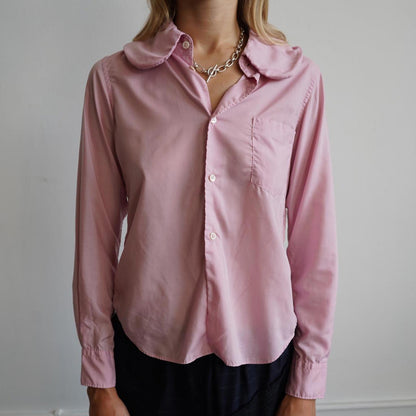 Comme Des garçons pink shirt