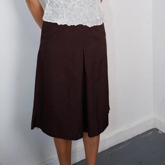 Margaret Howell London Burgundy skirt 