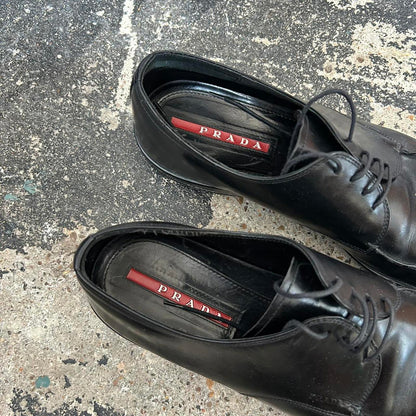 1990s Prada wedge boots