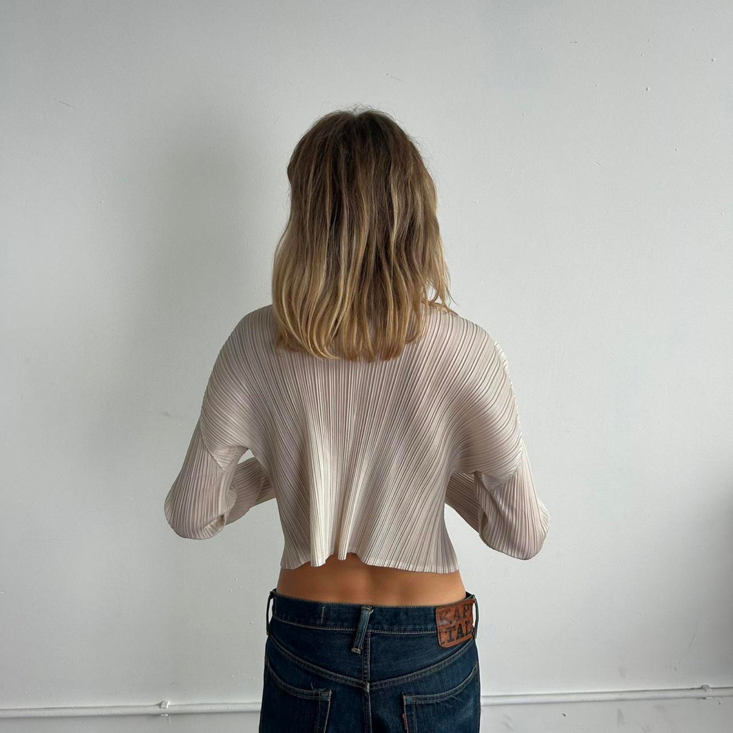 Issey Miyake Pleats Please cardigan