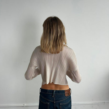 Issey Miyake Pleats Please cardigan
