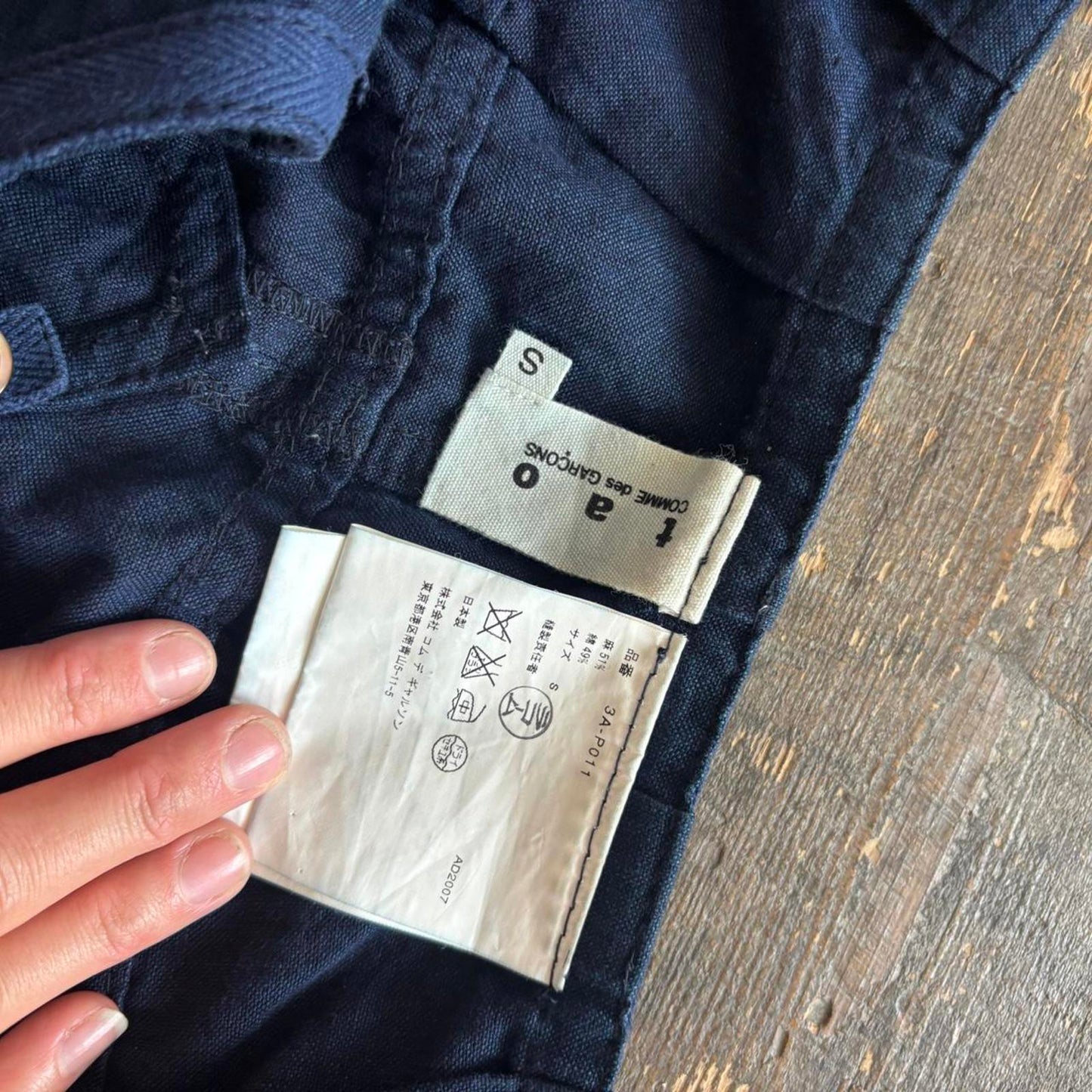 Comme Des Garçons Tao tie shorts