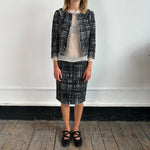 Office chic Prada Milano Two Piece Skirt Suit