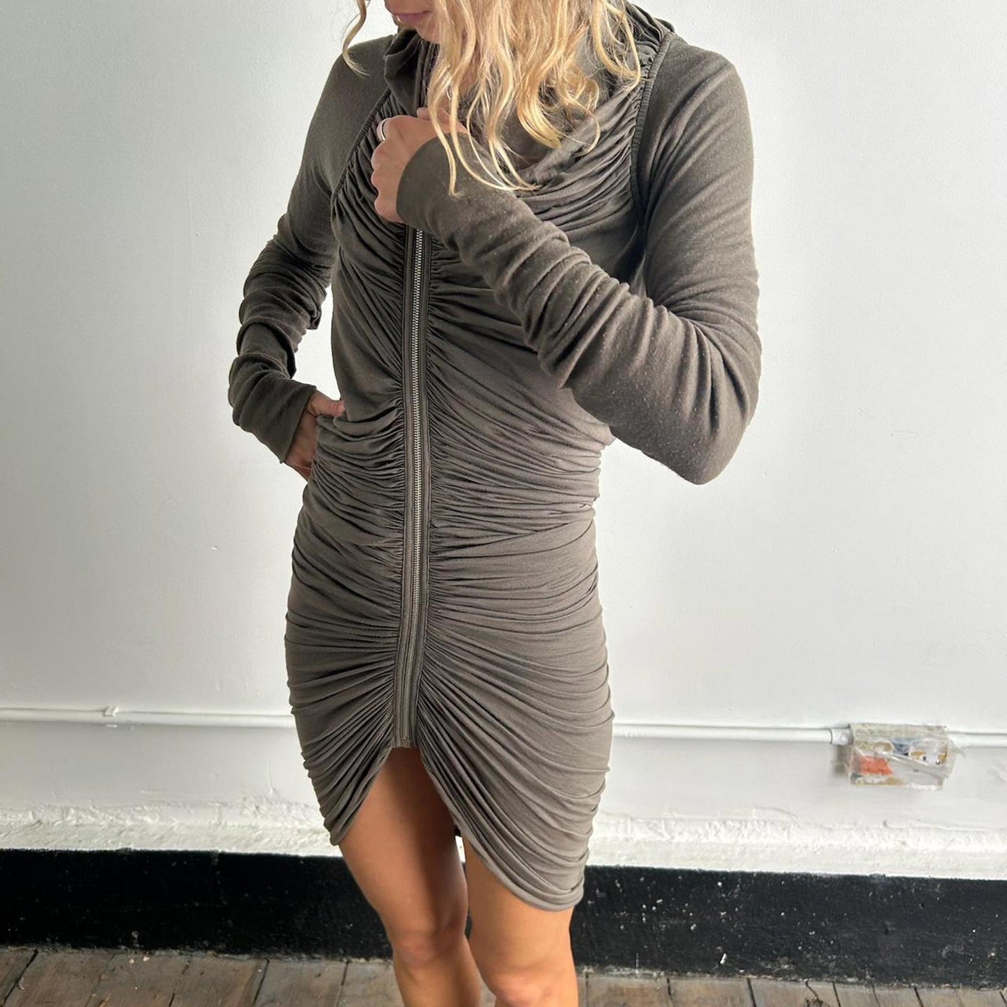 Rick Owen’s zip-up dress