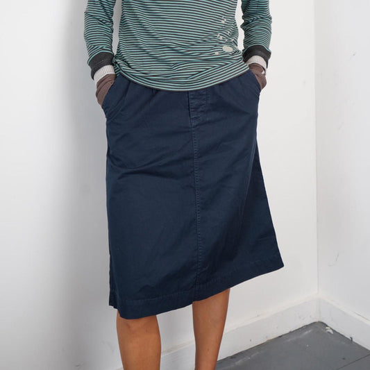 Navy Margaret Howell skirt