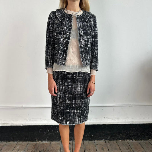 Office chic Prada Milano Two Piece Skirt Suit